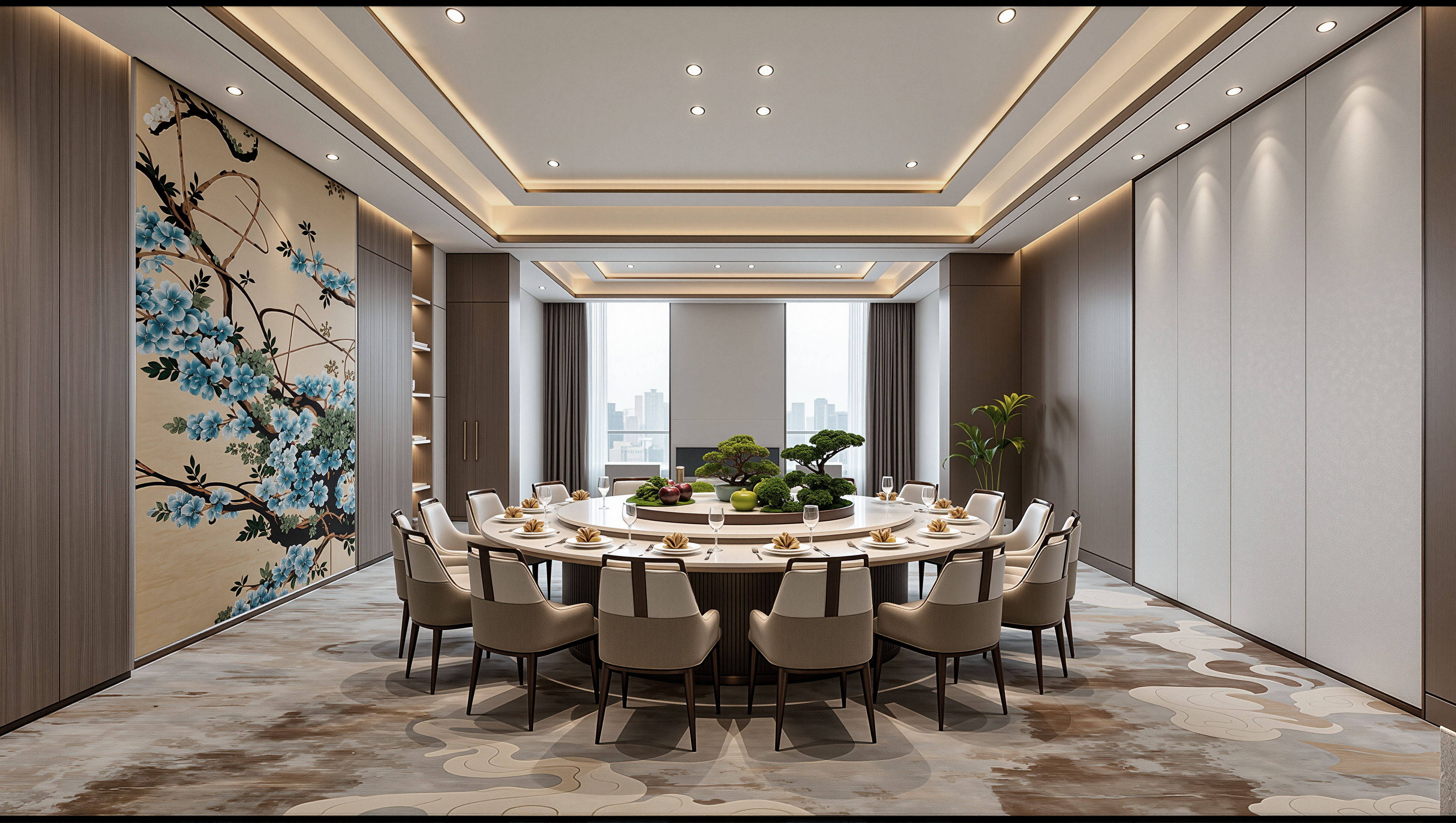 Modern Private Dining Room Design - image 2